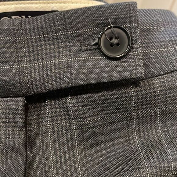 Body by Victoria- “The Kate Fit” Flare Leg Grey Pattern Trousers- Size 6 Tall - Picture 6 of 8